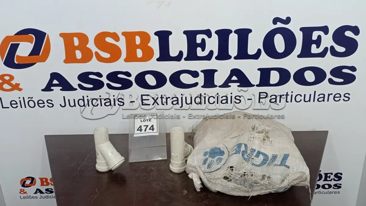 LOTE 474 - 01 LOTE COM VÁRIAS PEÇAS DE JUNÇÃO SIMPLES 50MM. (NO ESTADO) ATENÇÃO! FAZER A VISITAÇÃO ANTES DE ARREMATAR, NÃO SABEMOS SE FUNCIONA, LEILÃO NÃO TEM GARANTIA E NEM DEVOLUÇÃO, SUJEITO A POSSÍVEIS AVARIAS VISÍVEIS/OCULTAS E/OU AUSÊNCIA DE COMPONENTES.