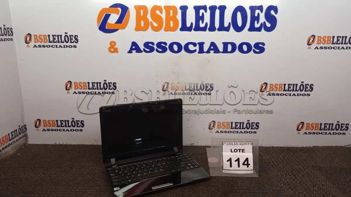 LOTE 114 - 01 NOTEBOOK MARCA ASUS. (NO ESTADO) ATENÇÃO! FAZER A VISITAÇÃO ANTES DE ARREMATAR, NÃO SABEMOS SE FUNCIONA. LEILÃO NÃO TEM GARANTIA E NEM DEVOLUÇÃO, SUJEITO A POSSÍVEIS AVARIAS VISÍVEIS/OCULTAS E/OU AUSÊNCIA DE COMPONENTES.