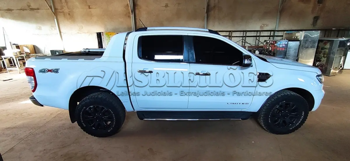 LOTE 461 - I/FORD RANGER LIMITED 3.2 4X4 CD DIESEL AUT. ANO 2019/2020 , COR BRANCA  (NO ESTADO)