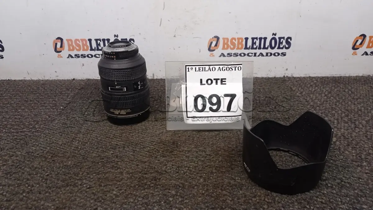 LOTE 097 - 01 LENTE DE CÂMERA AF-S NIKKOR 28-70MM MARCA NIKON. (NO ESTADO) ATENÇÃO! FAZER A VISITAÇÃO ANTES DE ARREMATAR, NÃO SABEMOS SE FUNCIONA. LEILÃO NÃO TEM GARANTIA E NEM DEVOLUÇÃO, SUJEITO A POSSÍVEIS AVARIAS VISÍVEIS/OCULTAS E/OU AUSÊNCIA DE COMPONENTES.