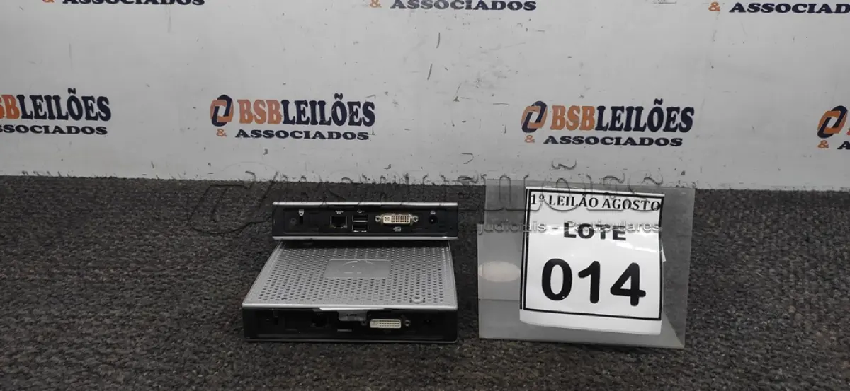LOTE 014 - 02 MINIS PC MARCA HP. (NO ESTADO) ATENÇÃO! FAZER A VISITAÇÃO ANTES DE ARREMATAR, NÃO SABEMOS SE FUNCIONA. LEILÃO NÃO TEM GARANTIA E NEM DEVOLUÇÃO, SUJEITO A POSSÍVEIS AVARIAS VISÍVEIS/OCULTAS E/OU AUSÊNCIA DE COMPONENTES.