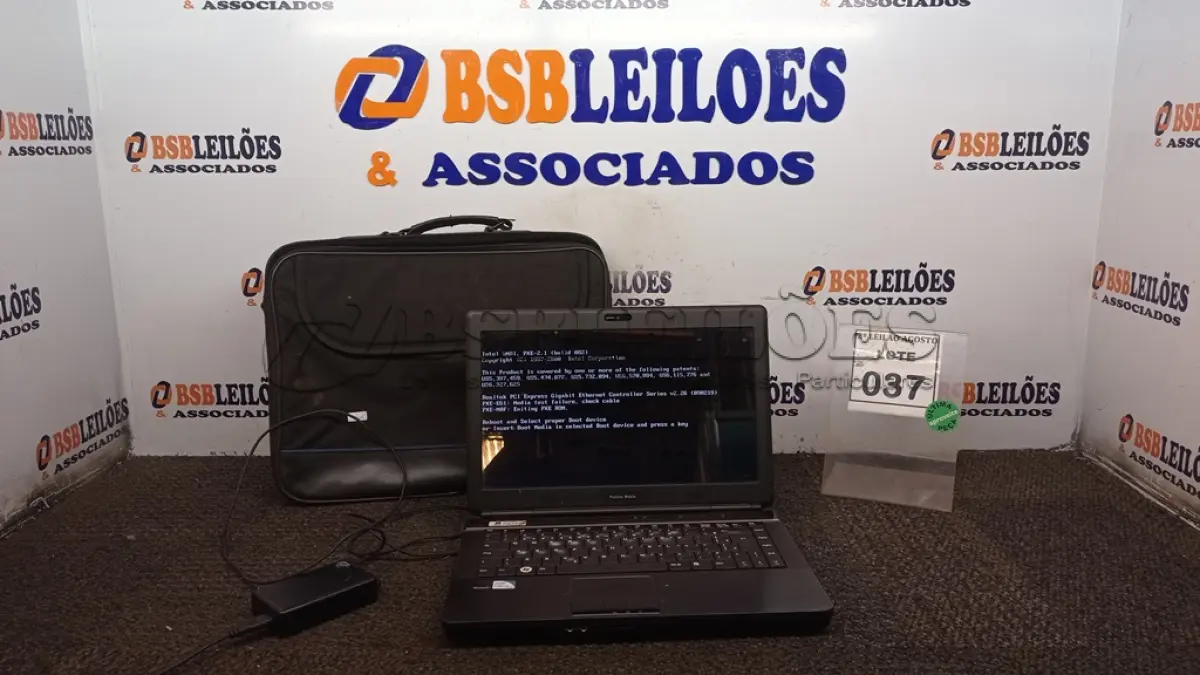 LOTE 037 - 01 NOTEBOOK COM FONTE E BOLSA MARCA POSITIVO. (NO ESTADO) ATENÇÃO! FAZER A VISITAÇÃO ANTES DE ARREMATAR, NÃO SABEMOS SE FUNCIONA, LEILÃO NÃO TEM GARANTIA E NEM DEVOLUÇÃO, SUJEITO A POSSÍVEIS AVARIAS VISÍVEIS/OCULTAS E/OU AUSÊNCIA DE COMPONENTES.