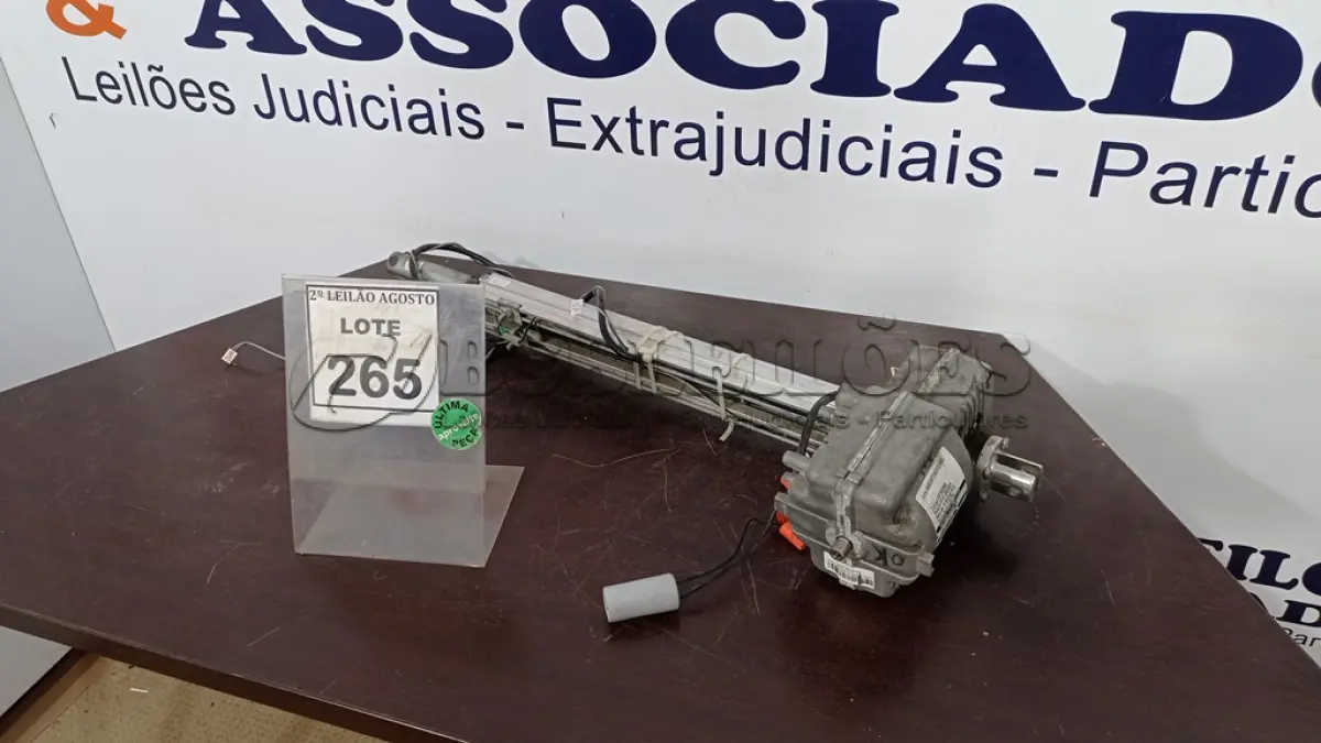 LOTE 265 - 01 ATUADOR LINEAR. (NO ESTADO) ATENÇÃO! FAZER A VISITAÇÃO ANTES DE ARREMATAR, NÃO SABEMOS SE FUNCIONA. LEILÃO NÃO TEM GARANTIA E NEM DEVOLUÇÃO, SUJEITO A POSSÍVEIS AVARIAS VISÍVEIS/OCULTAS E/OU AUSÊNCIA DE COMPONENTES.