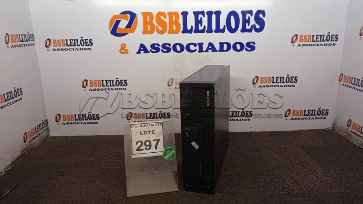 LOTE 297 - 01 CPU MARCA POSITIVO COM 8GB MEMÓRIA COM SSD E HD. (NO ESTADO) ATENÇÃO! FAZER A VISITAÇÃO ANTES DE ARREMATAR, NÃO SABEMOS SE FUNCIONA, LEILÃO NÃO TEM GARANTIA E NEM DEVOLUÇÃO, SUJEITO A POSSÍVEIS AVARIAS VISÍVEIS/OCULTAS E/OU AUSÊNCIA DE COMPONENTES.