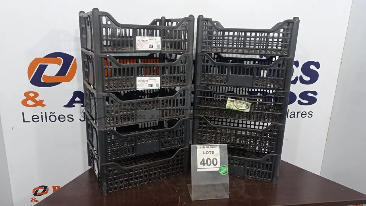 LOTE 400 - 10 CESTAS ORGANIZADORAS. (NO ESTADO) ATENÇÃO! FAZER A VISITAÇÃO ANTES DE ARREMATAR, NÃO SABEMOS SE FUNCIONA. LEILÃO NÃO TEM GARANTIA E NEM DEVOLUÇÃO, SUJEITO A POSSÍVEIS AVARIAS VISÍVEIS/OCULTAS E/OU AUSÊNCIA DE COMPONENTES.