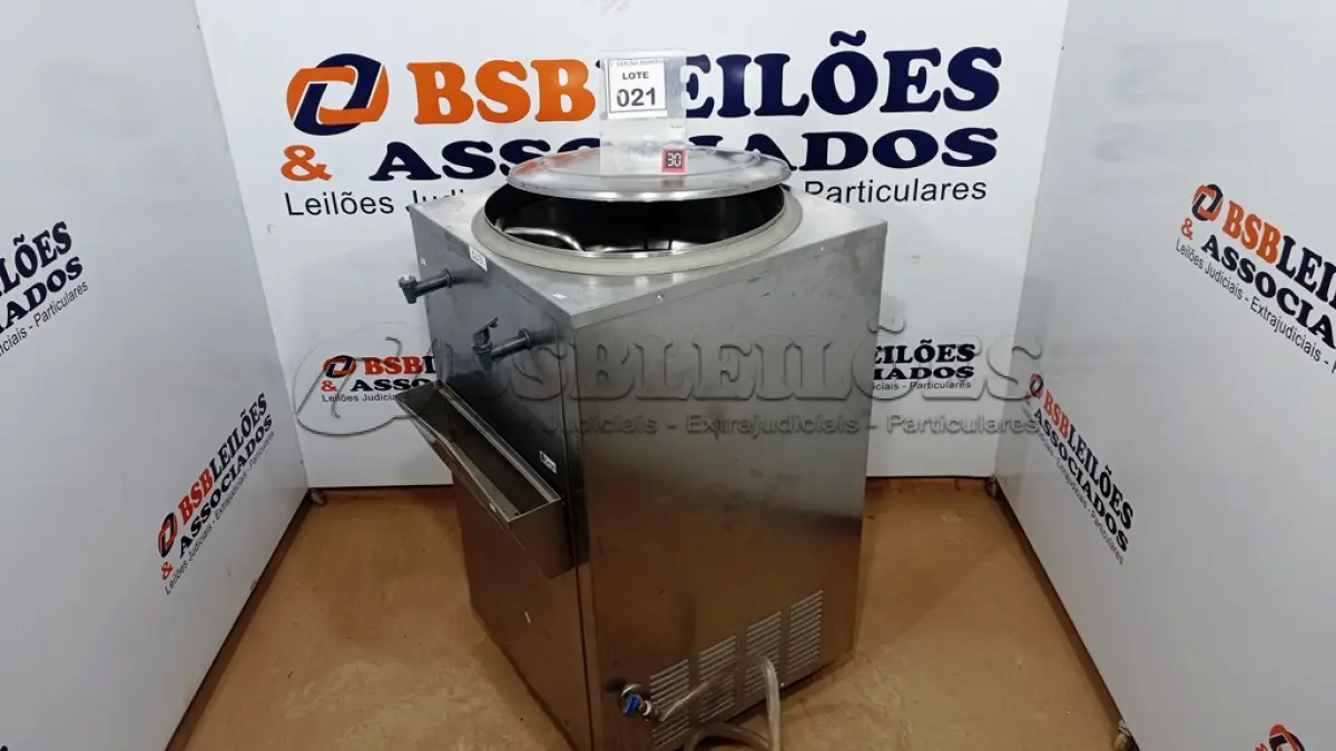 LOTE 021 - 01 SUQUEIRA EM INOX 220V. (NO ESTADO) ATENÇÃO! FAZER A VISITAÇÃO ANTES DE ARREMATAR, NÃO SABEMOS SE FUNCIONA, LEILÃO NÃO TEM GARANTIA E NEM DEVOLUÇÃO, SUJEITO A POSSÍVEIS AVARIAS VISÍVEIS/OCULTAS E/OU AUSÊNCIA DE COMPONENTES.