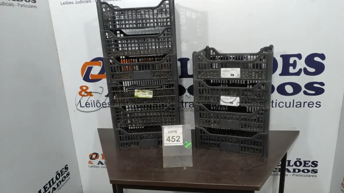 LOTE 452 - 10 CESTAS ORGANIZADORAS. (NO ESTADO) ATENÇÃO! FAZER A VISITAÇÃO ANTES DE ARREMATAR, NÃO SABEMOS SE FUNCIONA. LEILÃO NÃO TEM GARANTIA E NEM DEVOLUÇÃO, SUJEITO A POSSÍVEIS AVARIAS VISÍVEIS/OCULTAS E/OU AUSÊNCIA DE COMPONENTES.