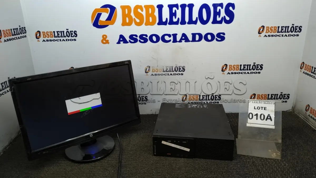 LOTE 010 - 01 CPU I3 6° GERAÇÃO, 4G, HD 500 E 01 MONITOR HP. (NO ESTADO) ATENÇÃO! FAZER A VISITAÇÃO ANTES DE ARREMATAR, NÃO SABEMOS SE FUNCIONA, LEILÃO NÃO TEM GARANTIA E NEM DEVOLUÇÃO, SUJEITO A POSSÍVEIS AVARIAS VISÍVEIS/OCULTAS E/OU AUSÊNCIA DE COMPONENTES.