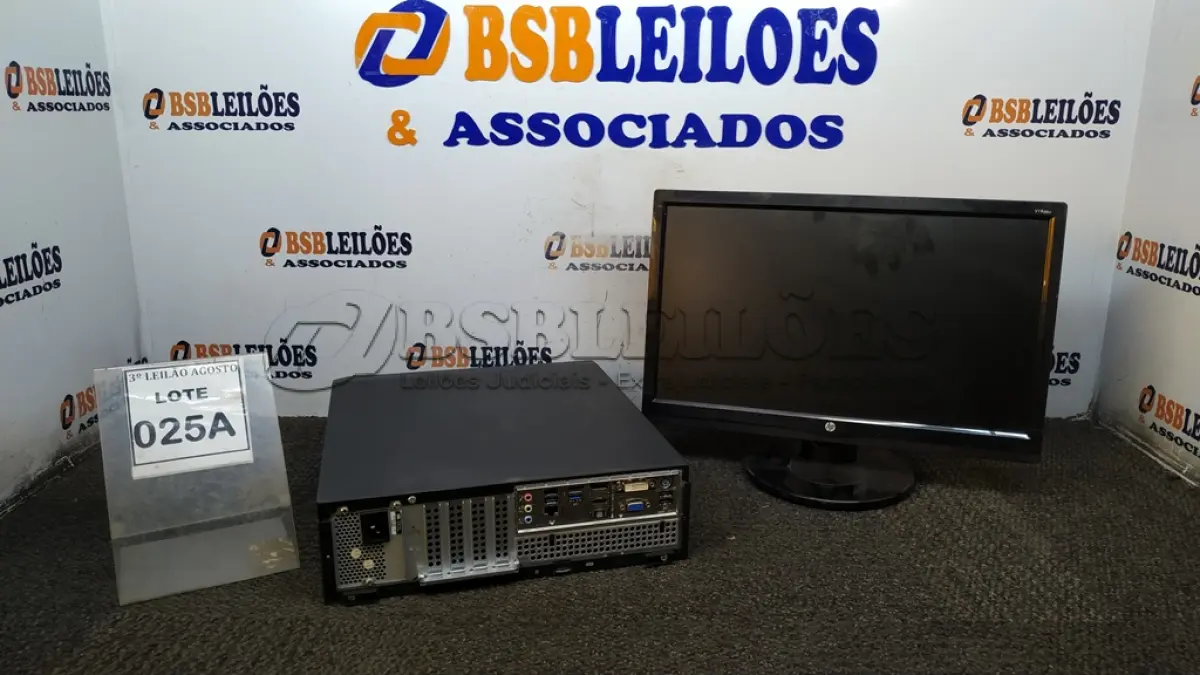 LOTE 025 - 01 CPU I5 3° GERAÇÃO, 8G, HD 500 E 01 MONITOR HP. (NO ESTADO) ATENÇÃO! FAZER A VISITAÇÃO ANTES DE ARREMATAR, NÃO SABEMOS SE FUNCIONA, LEILÃO NÃO TEM GARANTIA E NEM DEVOLUÇÃO, SUJEITO A POSSÍVEIS AVARIAS VISÍVEIS/OCULTAS E/OU AUSÊNCIA DE COMPONENTES.