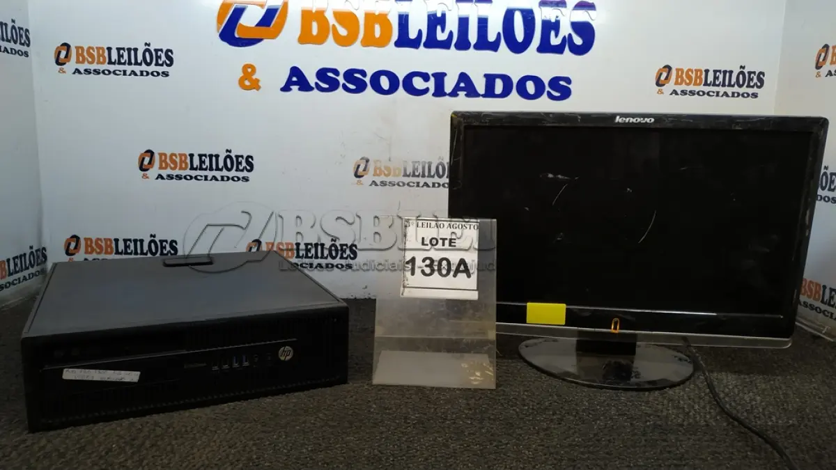 LOTE 130 - 01 CPU A10 PRO 7800, 2G, HD 500, PLACA DEDICADA 2G E 01 MONITOR LENOVO. (NO ESTADO) ATENÇÃO! FAZER A VISITAÇÃO ANTES DE ARREMATAR, NÃO SABEMOS SE FUNCIONA, LEILÃO NÃO TEM GARANTIA E NEM DEVOLUÇÃO, SUJEITO A POSSÍVEIS AVARIAS VISÍVEIS/OCULTAS E/OU AUSÊNCIA DE COMPONENTES.