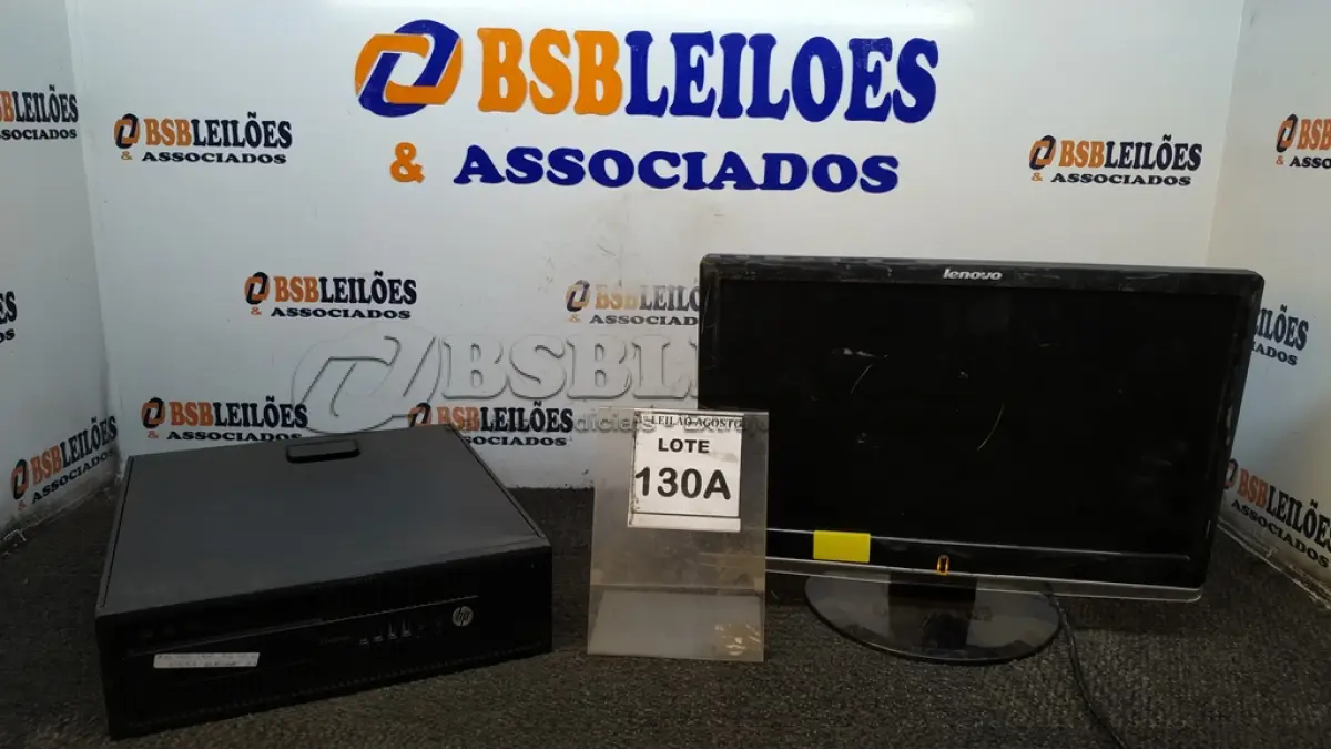 LOTE 130 - 01 CPU A10 PRO 7800, 2G, HD 500, PLACA DEDICADA 2G E 01 MONITOR LENOVO. (NO ESTADO) ATENÇÃO! FAZER A VISITAÇÃO ANTES DE ARREMATAR, NÃO SABEMOS SE FUNCIONA, LEILÃO NÃO TEM GARANTIA E NEM DEVOLUÇÃO, SUJEITO A POSSÍVEIS AVARIAS VISÍVEIS/OCULTAS E/OU AUSÊNCIA DE COMPONENTES.