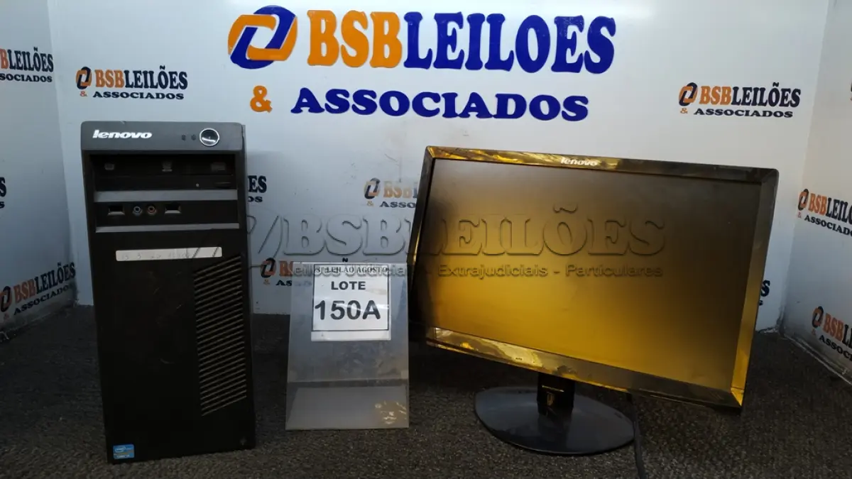 LOTE 150 - 01 CPU I3 3° GERAÇÃO, 2G, HD 500 E 01 MONITOR LENOVO. (NO ESTADO) ATENÇÃO! FAZER A VISITAÇÃO ANTES DE ARREMATAR, NÃO SABEMOS SE FUNCIONA, LEILÃO NÃO TEM GARANTIA E NEM DEVOLUÇÃO, SUJEITO A POSSÍVEIS AVARIAS VISÍVEIS/OCULTAS E/OU AUSÊNCIA DE COMPONENTES.