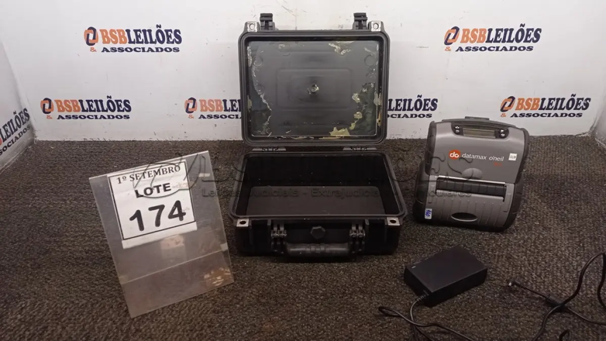 LOTE 174 - 01 IMPRESSORA DE CUPOM COM FONTE E CASE. (NO ESTADO) ATENÇÃO! FAZER A VISITAÇÃO ANTES DE ARREMATAR, NÃO SABEMOS SE FUNCIONA, LEILÃO NÃO TEM GARANTIA E NEM DEVOLUÇÃO, SUJEITO A POSSÍVEIS AVARIAS VISÍVEIS/OCULTAS E/OU AUSÊNCIA DE COMPONENTES