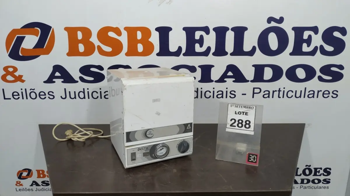 01 ESTUFA DE ESTERILIZAÇÃO E SECAGEM. (NO ESTADO) ATENÇÃO! FAZER A VISITAÇÃO ANTES DE ARREMATAR, NÃO SABEMOS SE FUNCIONA, LEILÃO NÃO TEM GARANTIA E NEM DEVOLUÇÃO, SUJEITO A POSSÍVEIS AVARIAS VISÍVEIS/OCULTAS E/OU AUSÊNCIA DE COMPONENTES.