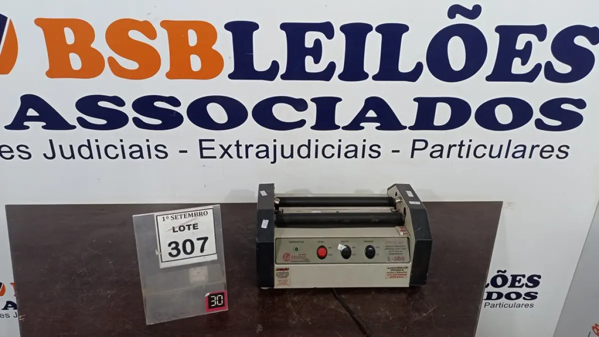 01 SELADORA. (NO ESTADO) ATENÇÃO! FAZER A VISITAÇÃO ANTES DE ARREMATAR, NÃO SABEMOS SE FUNCIONA, LEILÃO NÃO TEM GARANTIA E NEM DEVOLUÇÃO, SUJEITO A POSSÍVEIS AVARIAS VISÍVEIS/OCULTAS E/OU AUSÊNCIA DE COMPONENTES.