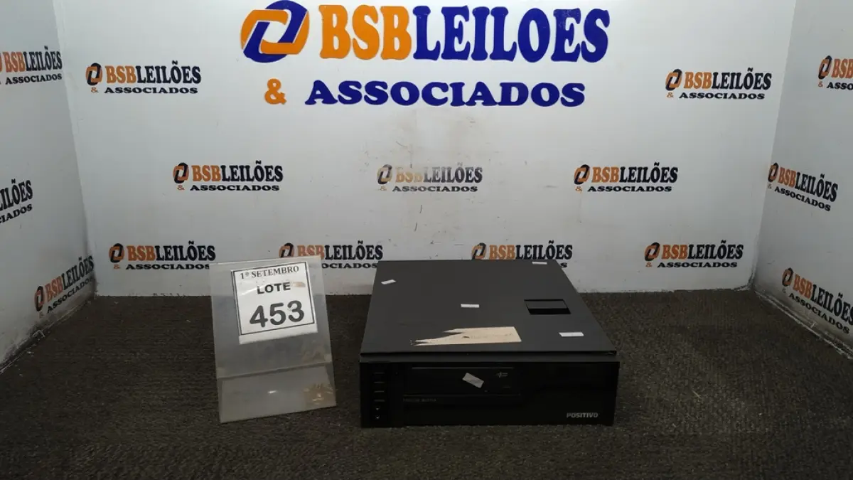 01 CPU MARCA POSITIVO COM 8GB MEMORIA COM SSD E HD. (NO ESTADO) ATENÇÃO! FAZER A VISITAÇÃO ANTES DE ARREMATAR, NÃO SABEMOS SE FUNCIONA, LEILÃO NÃO TEM GARANTIA E NEM DEVOLUÇÃO, SUJEITO A POSSÍVEIS AVARIAS VISÍVEIS/OCULTAS E/OU AUSÊNCIA DE COMPONENTES.