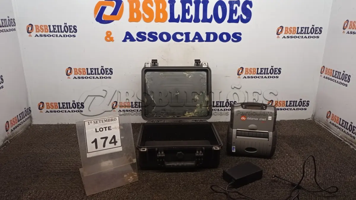LOTE 174 - 01 IMPRESSORA DE CUPOM COM FONTE E CASE. (NO ESTADO) ATENÇÃO! FAZER A VISITAÇÃO ANTES DE ARREMATAR, NÃO SABEMOS SE FUNCIONA, LEILÃO NÃO TEM GARANTIA E NEM DEVOLUÇÃO, SUJEITO A POSSÍVEIS AVARIAS VISÍVEIS/OCULTAS E/OU AUSÊNCIA DE COMPONENTES