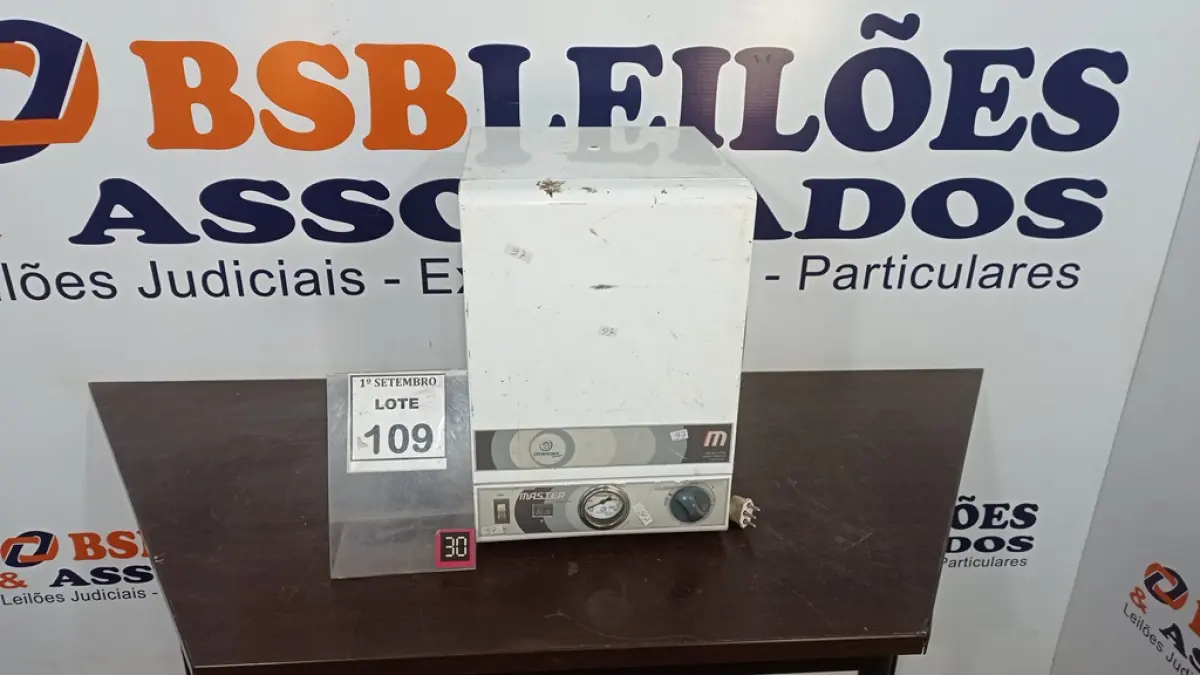 01 ESTUFA DE ESTERILIZAÇÃO E SECAGEM. (NO ESTADO) ATENÇÃO! FAZER A VISITAÇÃO ANTES DE ARREMATAR, NÃO SABEMOS SE FUNCIONA, LEILÃO NÃO TEM GARANTIA E NEM DEVOLUÇÃO, SUJEITO A POSSÍVEIS AVARIAS VISÍVEIS/OCULTAS E/OU AUSÊNCIA DE COMPONENTES.