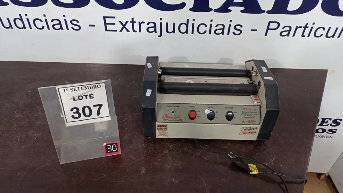 01 SELADORA. (NO ESTADO) ATENÇÃO! FAZER A VISITAÇÃO ANTES DE ARREMATAR, NÃO SABEMOS SE FUNCIONA, LEILÃO NÃO TEM GARANTIA E NEM DEVOLUÇÃO, SUJEITO A POSSÍVEIS AVARIAS VISÍVEIS/OCULTAS E/OU AUSÊNCIA DE COMPONENTES.