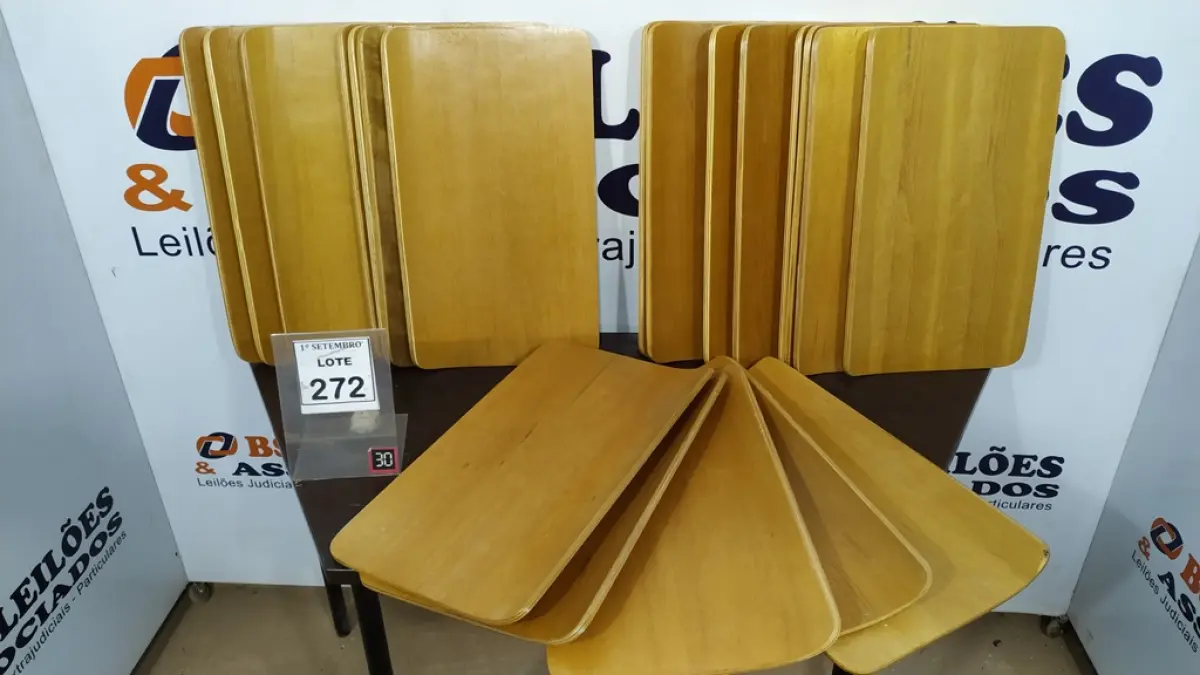 20 PLACAS DE MADEIRA. (NO ESTADO) ATENÇÃO! FAZER A VISITAÇÃO ANTES DE ARREMATAR, NÃO SABEMOS SE FUNCIONA, LEILÃO NÃO TEM GARANTIA E NEM DEVOLUÇÃO, SUJEITO A POSSÍVEIS AVARIAS VISÍVEIS/OCULTAS E/OU AUSÊNCIA DE COMPONENTES.