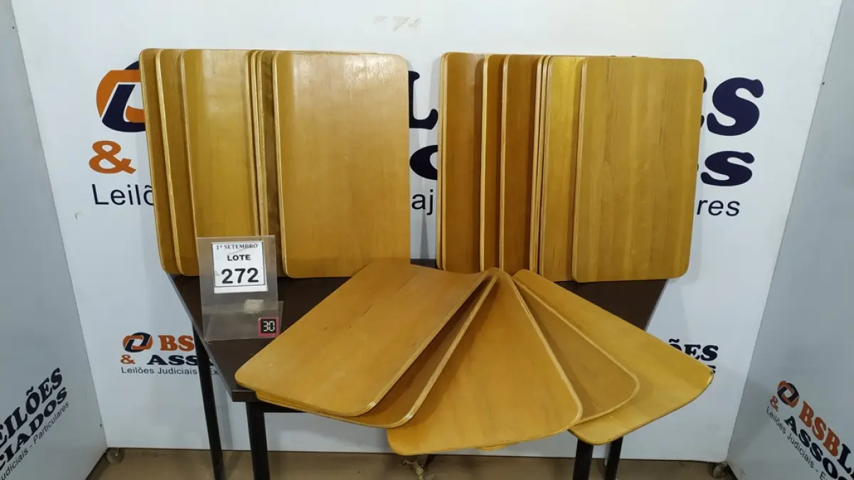 20 PLACAS DE MADEIRA. (NO ESTADO) ATENÇÃO! FAZER A VISITAÇÃO ANTES DE ARREMATAR, NÃO SABEMOS SE FUNCIONA, LEILÃO NÃO TEM GARANTIA E NEM DEVOLUÇÃO, SUJEITO A POSSÍVEIS AVARIAS VISÍVEIS/OCULTAS E/OU AUSÊNCIA DE COMPONENTES.