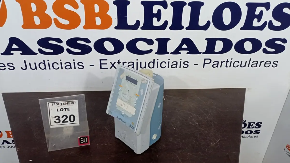 01 APARELHO DE TERAPIA ESTÉTICA BEAUTY STEAM MARCA HTM. (NO ESTADO) ATENÇÃO! FAZER A VISITAÇÃO ANTES DE ARREMATAR, NÃO SABEMOS SE FUNCIONA, LEILÃO NÃO TEM GARANTIA E NEM DEVOLUÇÃO, SUJEITO A POSSÍVEIS AVARIAS VISÍVEIS/OCULTAS E/OU AUSÊNCIA DE COMPONENTES.