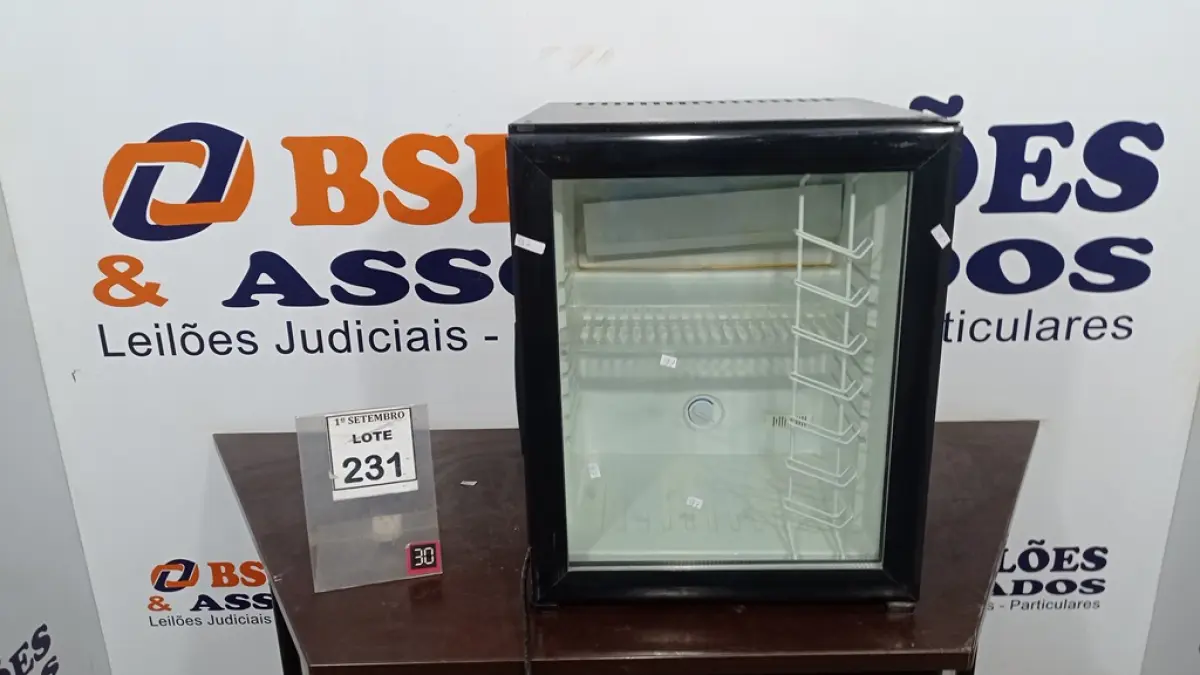 01 ADEGA. (NO ESTADO) ATENÇÃO! FAZER A VISITAÇÃO ANTES DE ARREMATAR, NÃO SABEMOS SE FUNCIONA, LEILÃO NÃO TEM GARANTIA E NEM DEVOLUÇÃO, SUJEITO A POSSÍVEIS AVARIAS VISÍVEIS/OCULTAS E/OU AUSÊNCIA DE COMPONENTES.