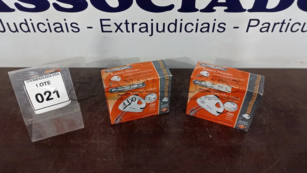 LOTE 021 - 02 BATEDEIRAS EASY MIX 110V. (NO ESTADO EM QUE SE ENCONTRA. SUJEITO A AVARIAS OCULTAS/VISÍVEIS.)