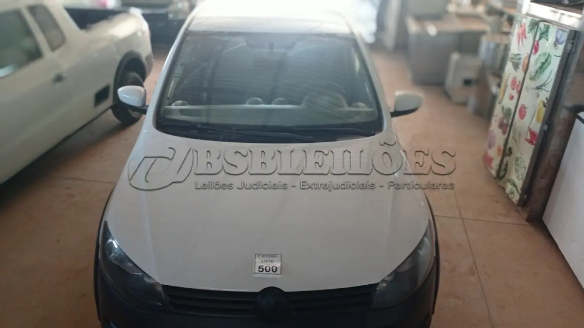 LOTE 500 - 01 VW SAVEIRO 1.6 CE FLEX, PLACA ONN7322,COR BRANCA ANO 2014. (NO ESTADO) ATENÇÃO! FAZER A VISITAÇÃO ANTES DE ARREMATAR, NÃO SABEMOS SE FUNCIONA, LEILÃO NÃO TEM GARANTIA E NEM DEVOLUÇÃO, SUJEITO A POSSÍVEIS AVARIAS VISÍVEIS/OCULTAS E/OU AUSÊNCIA DE COMPONENTES.