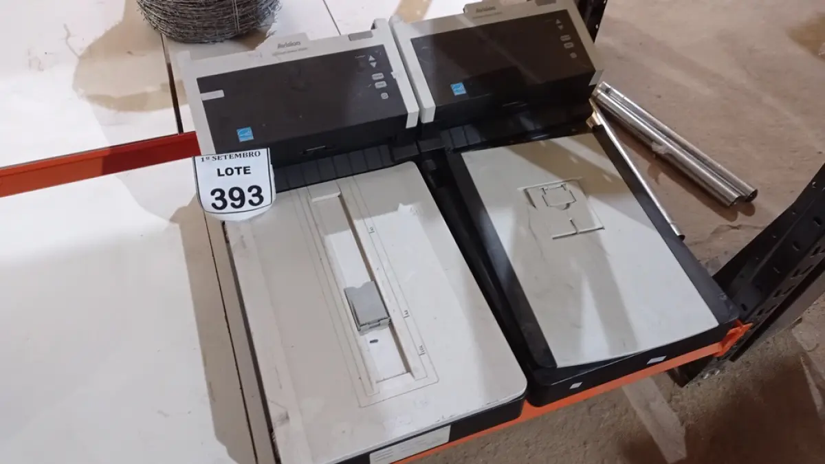 02 SCANNERS MARCA AVISION. (NO ESTADO) ATENÇÃO! FAZER A VISITAÇÃO ANTES DE ARREMATAR, NÃO SABEMOS SE FUNCIONA. LEILÃO NÃO TEM GARANTIA E NEM DEVOLUÇÃO, SUJEITO A POSSÍVEIS AVARIAS VISÍVEIS/OCULTAS E/OU AUSÊNCIA DE COMPONENTES.
