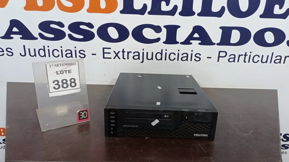 01 CPU MARCA POSITIVO COM 8GB MEMORIA COM SSD E HD. (NO ESTADO) ATENÇÃO! FAZER A VISITAÇÃO ANTES DE ARREMATAR, NÃO SABEMOS SE FUNCIONA, LEILÃO NÃO TEM GARANTIA E NEM DEVOLUÇÃO, SUJEITO A POSSÍVEIS AVARIAS VISÍVEIS/OCULTAS E/OU AUSÊNCIA DE COMPONENTES.