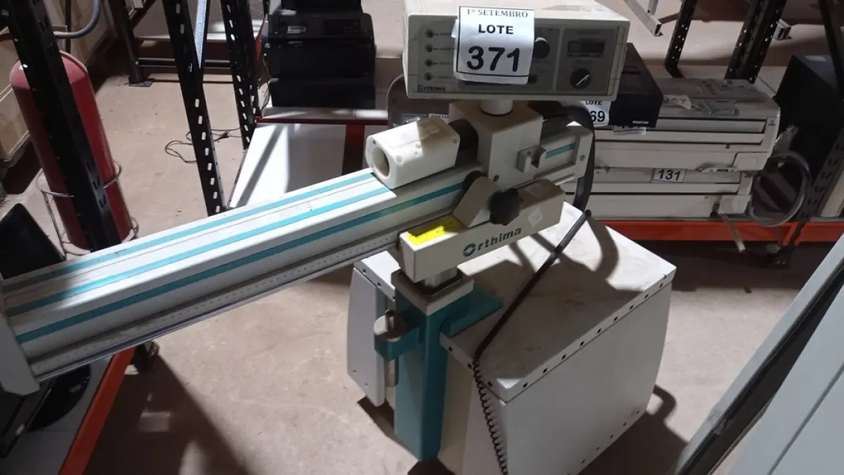 01 EQUIPAMENTO DE FISIOTERAPIA ORTHIMA. (NO ESTADO) ATENÇÃO! FAZER A VISITAÇÃO ANTES DE ARREMATAR, NÃO SABEMOS SE FUNCIONA, LEILÃO NÃO TEM GARANTIA E NEM DEVOLUÇÃO, SUJEITO A POSSÍVEIS AVARIAS VISÍVEIS/OCULTAS E/OU AUSÊNCIA DE COMPONENTES.