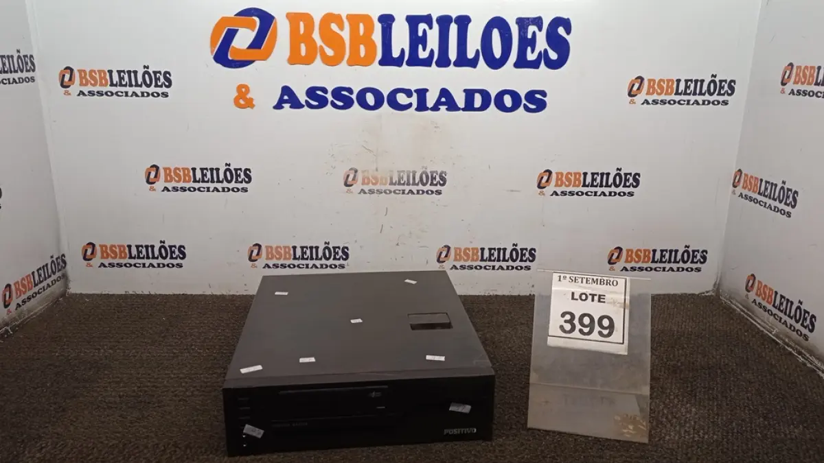 01 CPU MARCA POSITIVO COM 8GB MEMORIA COM SSD E HD. (NO ESTADO) ATENÇÃO! FAZER A VISITAÇÃO ANTES DE ARREMATAR, NÃO SABEMOS SE FUNCIONA, LEILÃO NÃO TEM GARANTIA E NEM DEVOLUÇÃO, SUJEITO A POSSÍVEIS AVARIAS VISÍVEIS/OCULTAS E/OU AUSÊNCIA DE COMPONENTES.