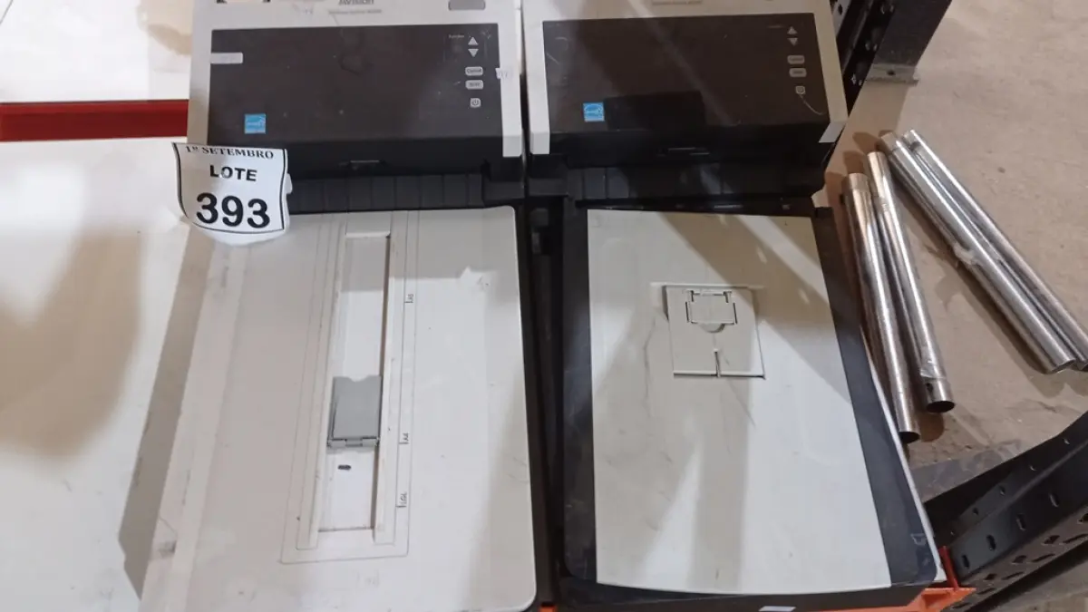 02 SCANNERS MARCA AVISION. (NO ESTADO) ATENÇÃO! FAZER A VISITAÇÃO ANTES DE ARREMATAR, NÃO SABEMOS SE FUNCIONA. LEILÃO NÃO TEM GARANTIA E NEM DEVOLUÇÃO, SUJEITO A POSSÍVEIS AVARIAS VISÍVEIS/OCULTAS E/OU AUSÊNCIA DE COMPONENTES.