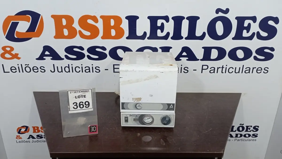 01 ESTUFA DE ESTERILIZAÇÃO E SECAGEM. (NO ESTADO) ATENÇÃO! FAZER A VISITAÇÃO ANTES DE ARREMATAR, NÃO SABEMOS SE FUNCIONA, LEILÃO NÃO TEM GARANTIA E NEM DEVOLUÇÃO, SUJEITO A POSSÍVEIS AVARIAS VISÍVEIS/OCULTAS E/OU AUSÊNCIA DE COMPONENTES.