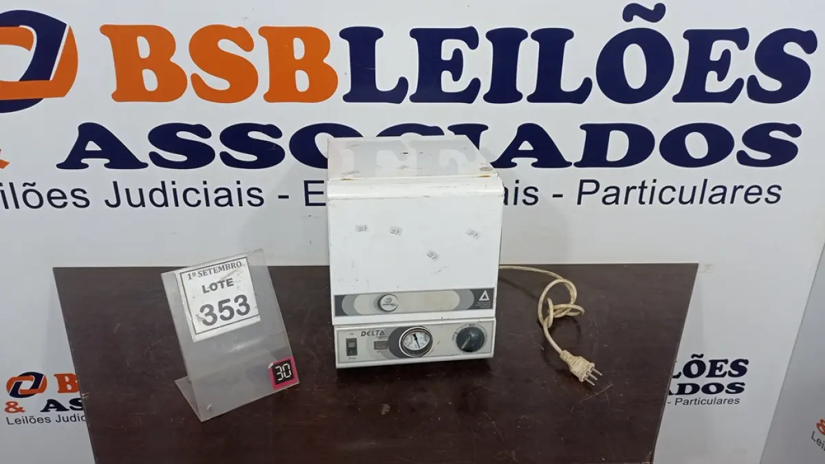 01 ESTUFA DE ESTERILIZAÇÃO E SECAGEM. (NO ESTADO) ATENÇÃO! FAZER A VISITAÇÃO ANTES DE ARREMATAR, NÃO SABEMOS SE FUNCIONA, LEILÃO NÃO TEM GARANTIA E NEM DEVOLUÇÃO, SUJEITO A POSSÍVEIS AVARIAS VISÍVEIS/OCULTAS E/OU AUSÊNCIA DE COMPONENTES.