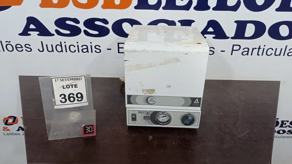 01 ESTUFA DE ESTERILIZAÇÃO E SECAGEM. (NO ESTADO) ATENÇÃO! FAZER A VISITAÇÃO ANTES DE ARREMATAR, NÃO SABEMOS SE FUNCIONA, LEILÃO NÃO TEM GARANTIA E NEM DEVOLUÇÃO, SUJEITO A POSSÍVEIS AVARIAS VISÍVEIS/OCULTAS E/OU AUSÊNCIA DE COMPONENTES.