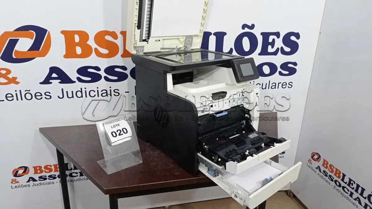 LOTE 020 - 01 IMPRESSORA HP. (NO ESTADO EM QUE SE ENCONTRA. SUJEITO A AVARIAS OCULTAS/VISÍVEIS.) AV9710V