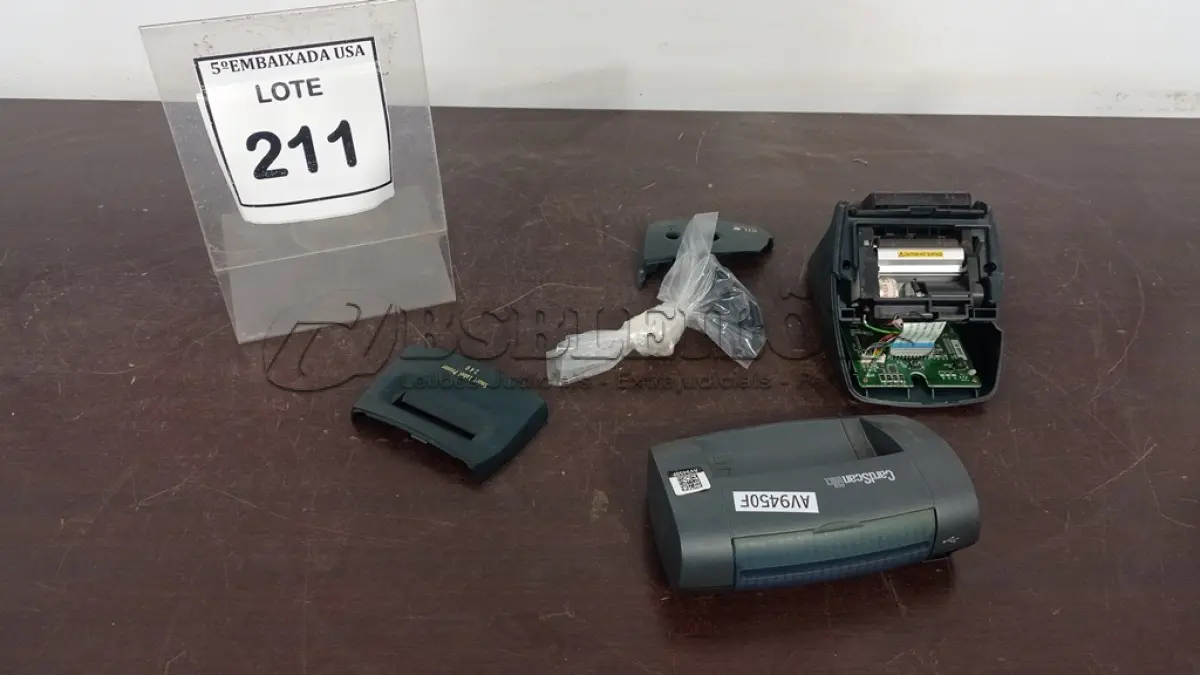 LOTE 211 - 01 SMART LABEL E 01 CARD SCAN. (NO ESTADO EM QUE SE ENCONTRA. SUJEITO A AVARIAS OCULTAS/VISÍVEIS.) AV9450G/ AV9450F