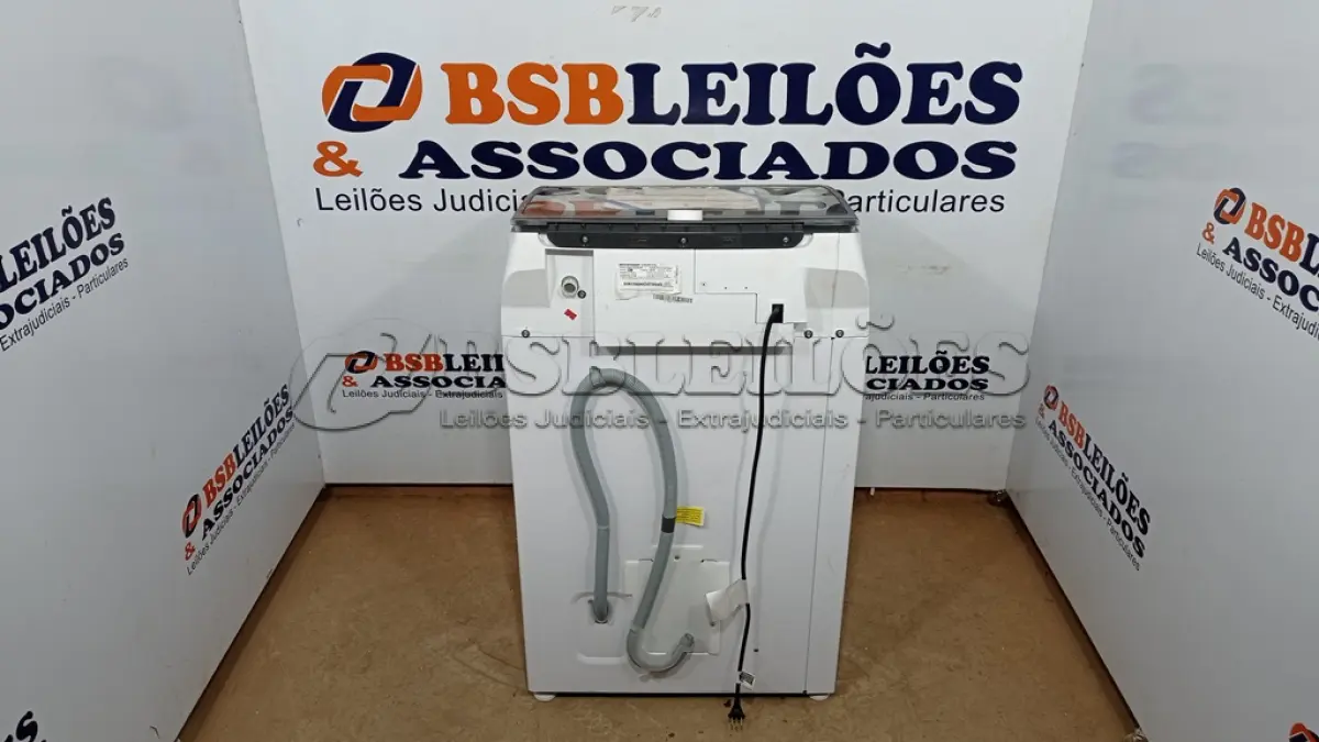LOTE 023 - 01 MÁQUINA DE LAVAR 17KG - BRASTEMP - (BWR17AB) - 220VOLTS (NO ESTADO, NÃO SABEMOS SE FUNCIONA. LEILÃO NÃO TEM GARANTIA E NEM DEVOLUÇÃO, SUJEITO A POSSÍVEIS AVARIAS VISÍVEIS/OCULTAS E/OU AUSÊNCIA DE COMPONENTES)