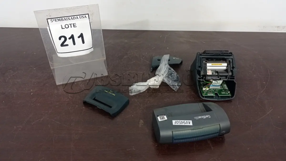 LOTE 211 - 01 SMART LABEL E 01 CARD SCAN. (NO ESTADO EM QUE SE ENCONTRA. SUJEITO A AVARIAS OCULTAS/VISÍVEIS.) AV9450G/ AV9450F