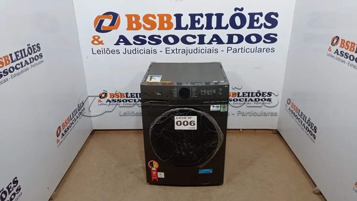 LOTE 006 - 01 LAVA E SECA MIDEA 11KG MOTOR INVERTER, MF200D110WB 220VOLTS (NO ESTADO, NÃO SABEMOS SE FUNCIONA. LEILÃO NÃO TEM GARANTIA E NEM DEVOLUÇÃO, SUJEITO A POSSÍVEIS AVARIAS VISÍVEIS/OCULTAS E/OU AUSÊNCIA DE COMPONENTES)