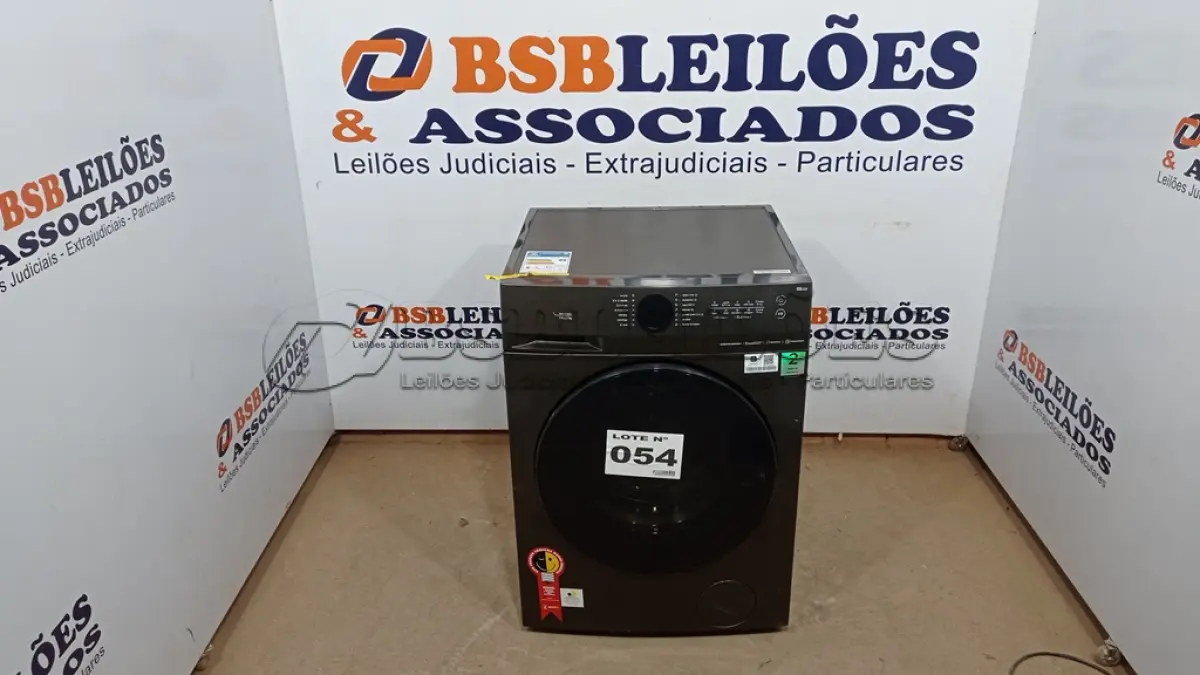 LOTE 054 - 01 LAVA E SECA MIDEA 11KG MOTOR INVERTER, MF200D110WB 220VOLTS (NO ESTADO, NÃO SABEMOS SE FUNCIONA. LEILÃO NÃO TEM GARANTIA E NEM DEVOLUÇÃO, SUJEITO A POSSÍVEIS AVARIAS VISÍVEIS/OCULTAS E/OU AUSÊNCIA DE COMPONENTES)