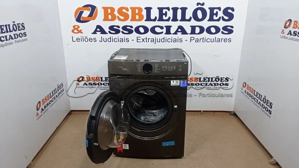 LOTE 022 - 01 LAVA E SECA MIDEA 11KG MOTOR INVERTER, MF200D110WB 110VOLTS (NO ESTADO, NÃO SABEMOS SE FUNCIONA. LEILÃO NÃO TEM GARANTIA E NEM DEVOLUÇÃO, SUJEITO A POSSÍVEIS AVARIAS VISÍVEIS/OCULTAS E/OU AUSÊNCIA DE COMPONENTES)