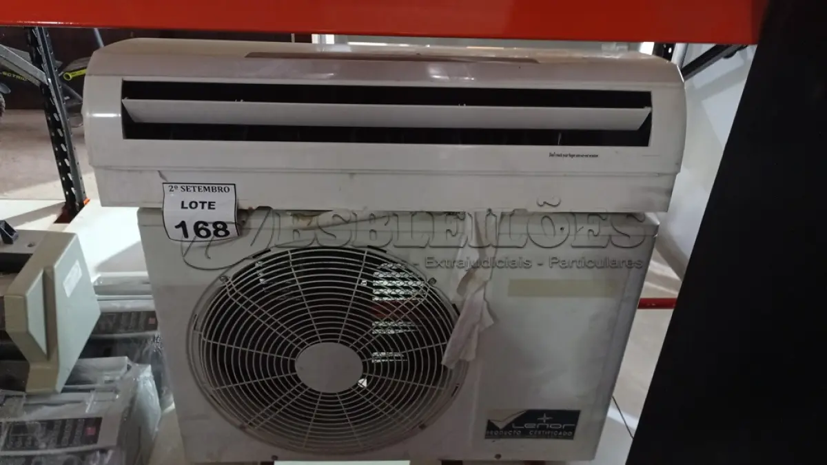 LOTE 168 - 01 EVAPORADORA E 01 CONDENSADORA. (NO ESTADO) ATENÇÃO! FAZER A VISITAÇÃO ANTES DE ARREMATAR, NÃO SABEMOS SE FUNCIONA, LEILÃO NÃO TEM GARANTIA E NEM DEVOLUÇÃO, SUJEITO A POSSÍVEIS AVARIAS VISÍVEIS/OCULTAS E/OU AUSÊNCIA DE COMPONENTES.