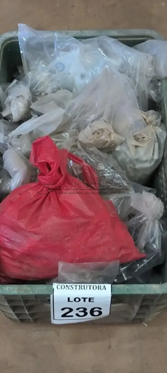 LOTE 236 - 01 LOTE COM PARAFUSOS DIVERSOS. (CAIXA ORGANIZADORA NAO INCLUSA) (NO ESTADO) ATENÇÃO! FAZER A VISITAÇÃO ANTES DE ARREMATAR, NÃO SABEMOS SE FUNCIONA, LEILÃO NÃO TEM GARANTIA E NEM DEVOLUÇÃO, SUJEITO A POSSÍVEIS AVARIAS VISÍVEIS/OCULTAS E/OU AUSÊNCIA DE COMPONENTES.