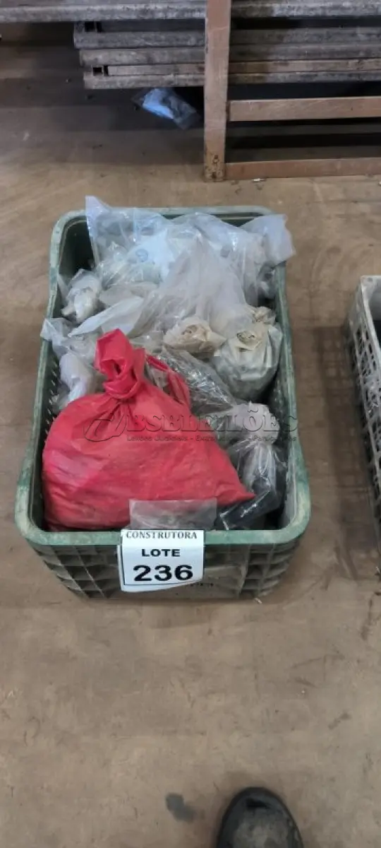 LOTE 236 - 01 LOTE COM PARAFUSOS DIVERSOS. (CAIXA ORGANIZADORA NAO INCLUSA) (NO ESTADO) ATENÇÃO! FAZER A VISITAÇÃO ANTES DE ARREMATAR, NÃO SABEMOS SE FUNCIONA, LEILÃO NÃO TEM GARANTIA E NEM DEVOLUÇÃO, SUJEITO A POSSÍVEIS AVARIAS VISÍVEIS/OCULTAS E/OU AUSÊNCIA DE COMPONENTES.