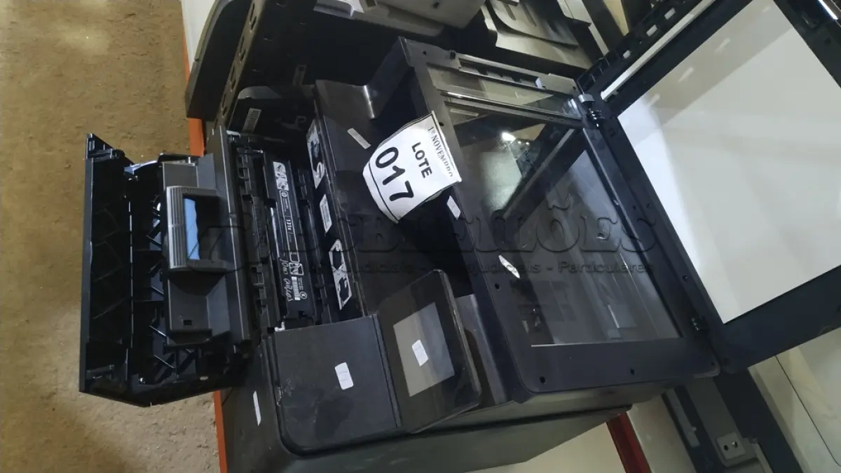 LOTE 017 - 01 IMPRESSORA MULTIFUNCIONAL MODELO LASER JET PRO 2000 COLOR MFP MARCA HP. (NO ESTADO) ATENÇÃO! FAZER A VISITAÇÃO ANTES DE ARREMATAR, NÃO SABEMOS SE FUNCIONA, LEILÃO NÃO TEM GARANTIA E NEM DEVOLUÇÃO, SUJEITO A POSSÍVEIS AVARIAS VISÍVEIS/OCULTAS E/OU AUSÊNCIA DE COMPONENTES.