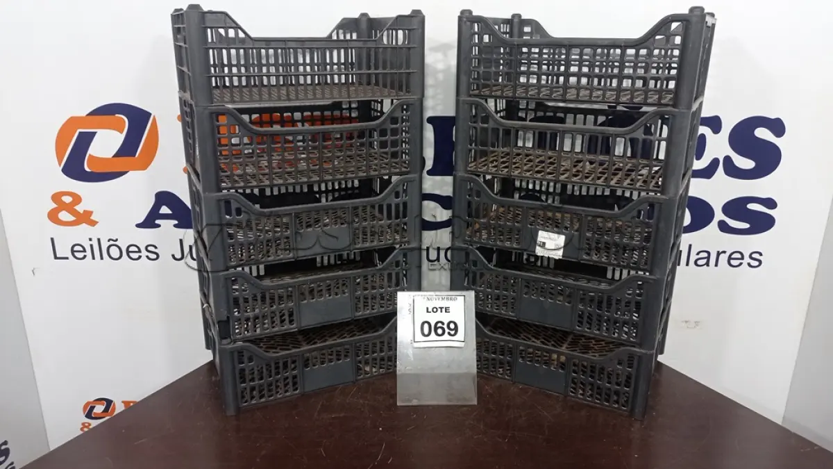 LOTE 069 - 10 CESTAS ORGANIZADORA. (NO ESTADO) ATENÇÃO! FAZER A VISITAÇÃO ANTES DE ARREMATAR, NÃO SABEMOS SE FUNCIONA, LEILÃO NÃO TEM GARANTIA E NEM DEVOLUÇÃO, SUJEITO A POSSÍVEIS AVARIAS VISÍVEIS/OCULTAS E/OU AUSÊNCIA DE COMPONENTES.