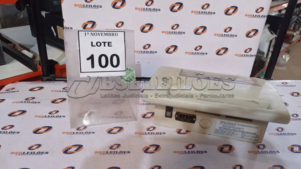 LOTE 100 - 01 APARELHO DE TERAPIA ULTRASSOM. (NO ESTADO) ATENÇÃO! FAZER A VISITAÇÃO ANTES DE ARREMATAR, NÃO SABEMOS SE FUNCIONA, LEILÃO NÃO TEM GARANTIA E NEM DEVOLUÇÃO, SUJEITO A POSSÍVEIS AVARIAS VISÍVEIS/OCULTAS E/OU AUSÊNCIA DE COMPONENTES.